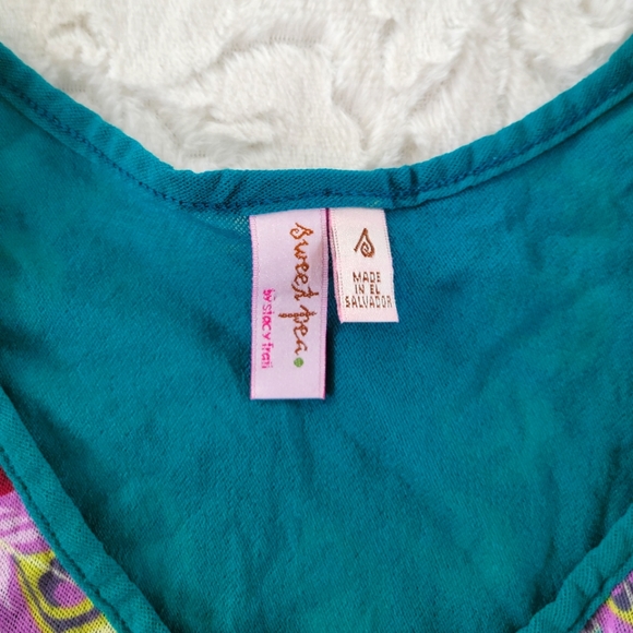 Paisley patterned boutique Tank - Picture 4 of 5